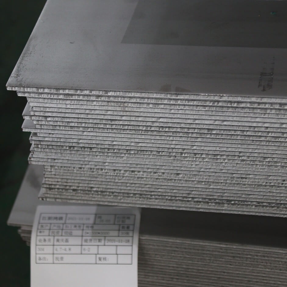 Stainless steel plate