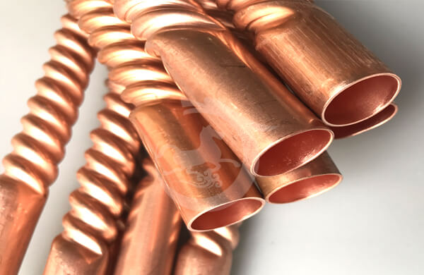 copper tube with spring pin