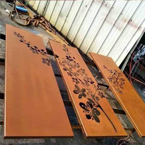 weathering steel tread plate