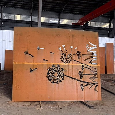 weathering steel tread plate