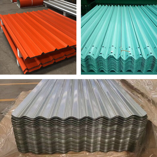 Galvanized Corrugated Sheet size