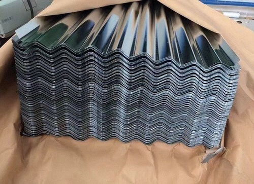 0.13-0.6mm Full Hard Corrugated Steel Gi Roofing Sheet supplier