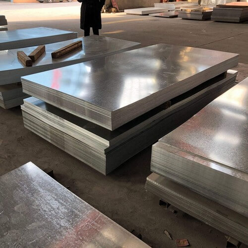 sheet of galvanized steel