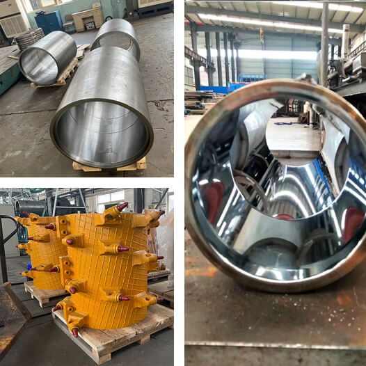 Hydraulic steel pipe