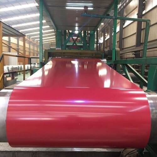 Color coated steel coil