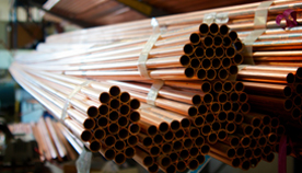 25.5 inch x 1 inch chrome copper tube