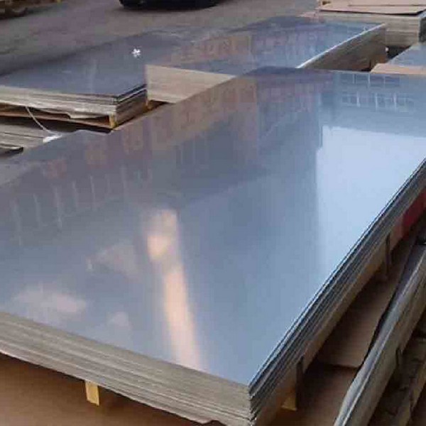 Non-magnetic stainless steel plate