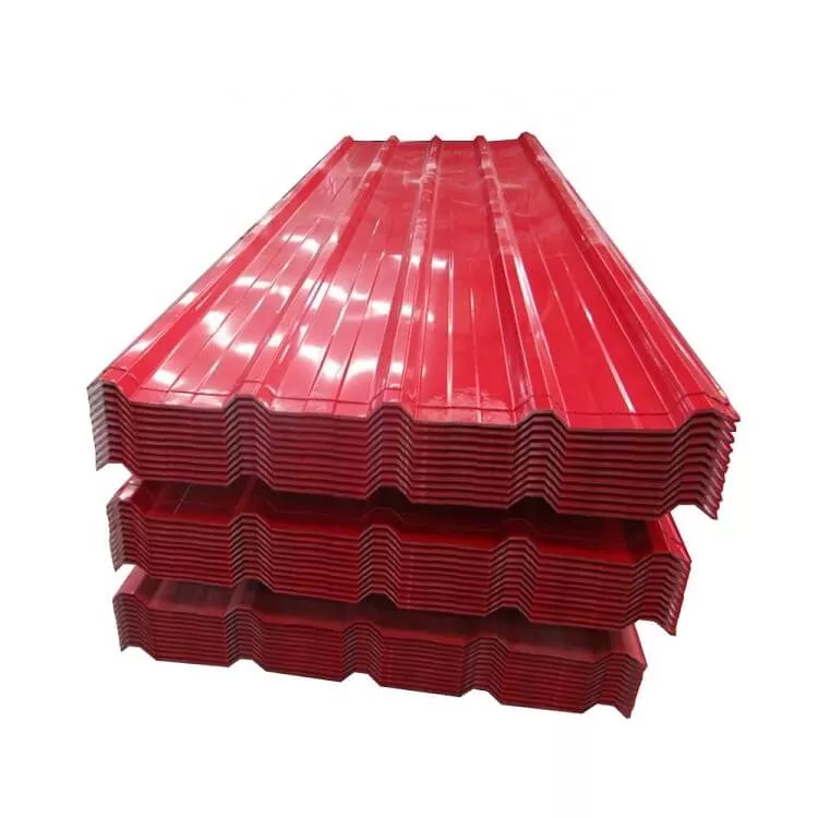 Corrugated steel plate