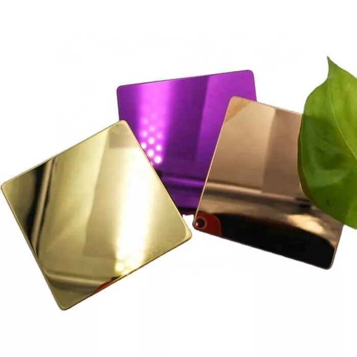 Color-coated stainless steel plate pvd coating