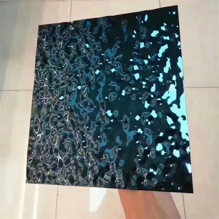 Black Color-coated stainless steel plate