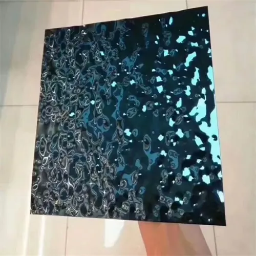 Black Color-coated stainless steel plate