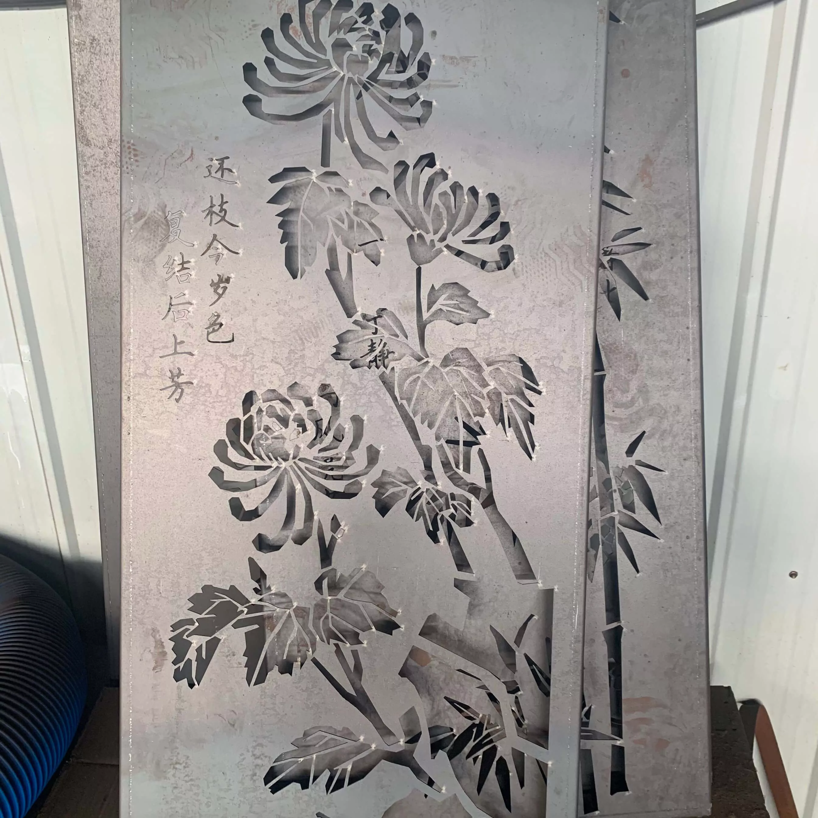 placa de acero personalizada