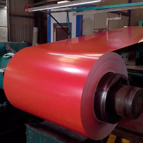 Color-coated aluminum coil